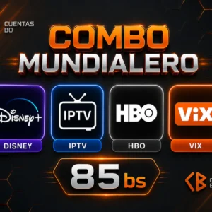 Combo mundialero: Disney, IPTV, HBO, Vix