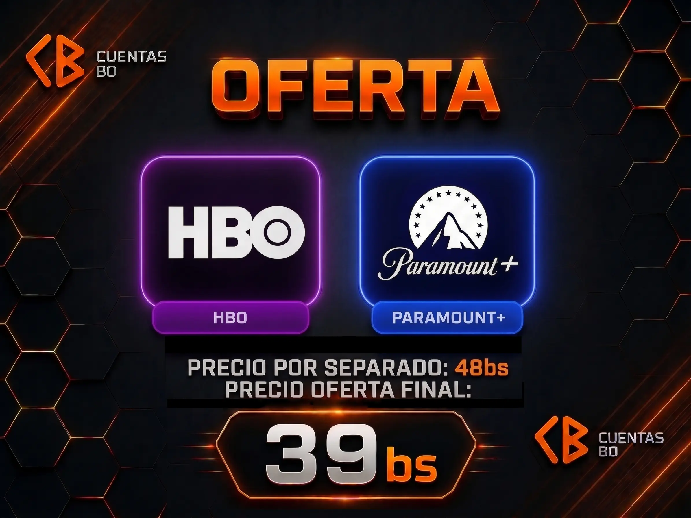 Combo oferta: HBO y Paramount+