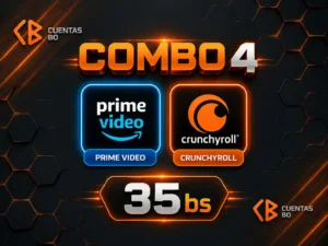 Combo 4: Prime Video y Crunchyroll